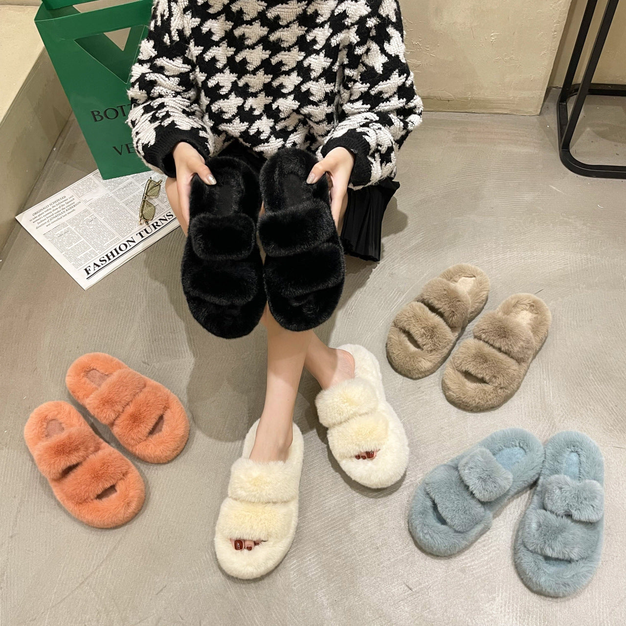 Leah – Chaussons Douillets pour Femmes
