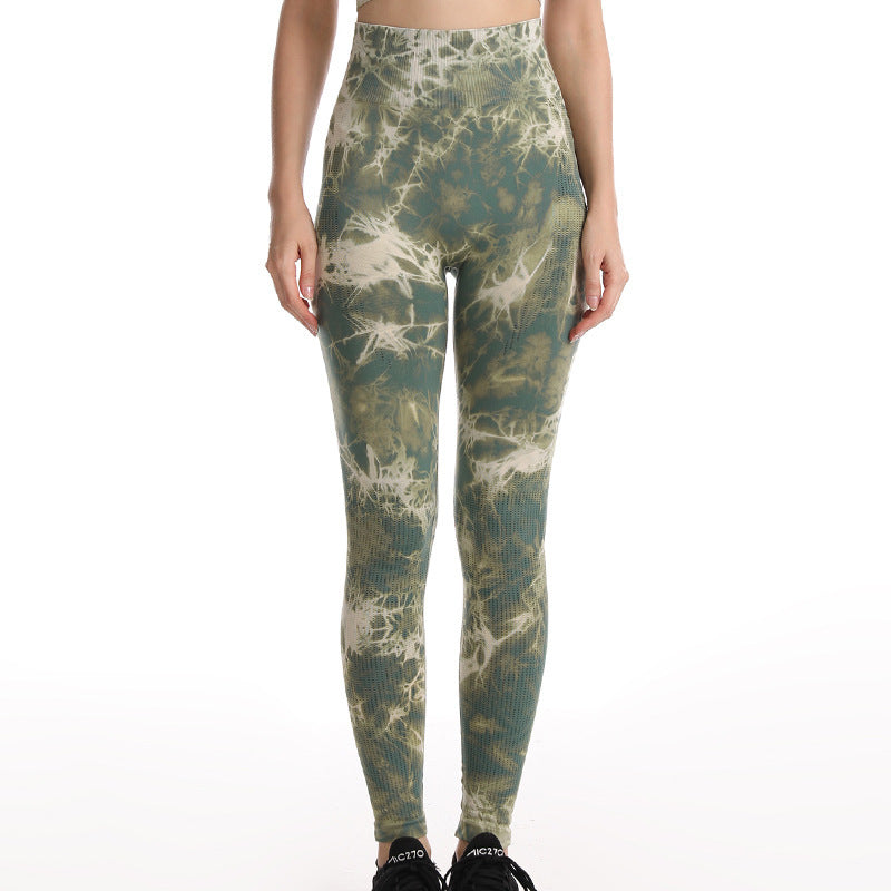 Stephanie – Leggings de Yoga sans Couture pour Femmes avec Design Tie-Dye