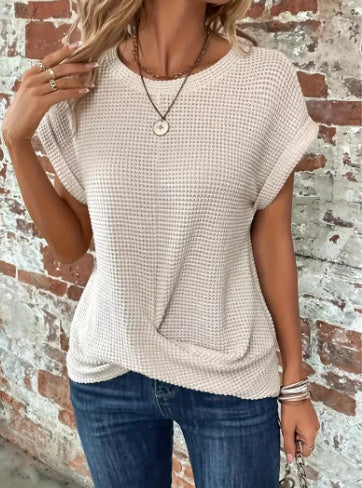 Sue – T-shirt à manches courtes en polyester pour femmes