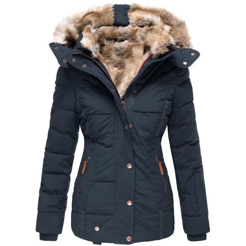 Melissa – Manteau d'hiver avec doublure en fausse fourrure