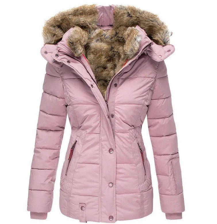Melissa – Manteau d'hiver avec doublure en fausse fourrure