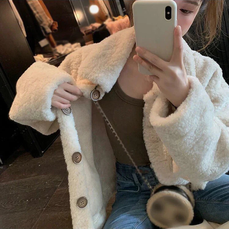 Phoebe – Veste d'hiver chaude avec capuche en fausse fourrure pour femmes