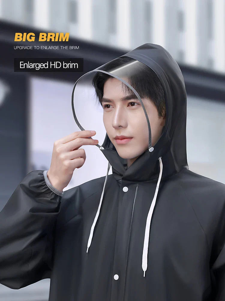 Steve – Manteau de pluie long et imperméable pour hommes