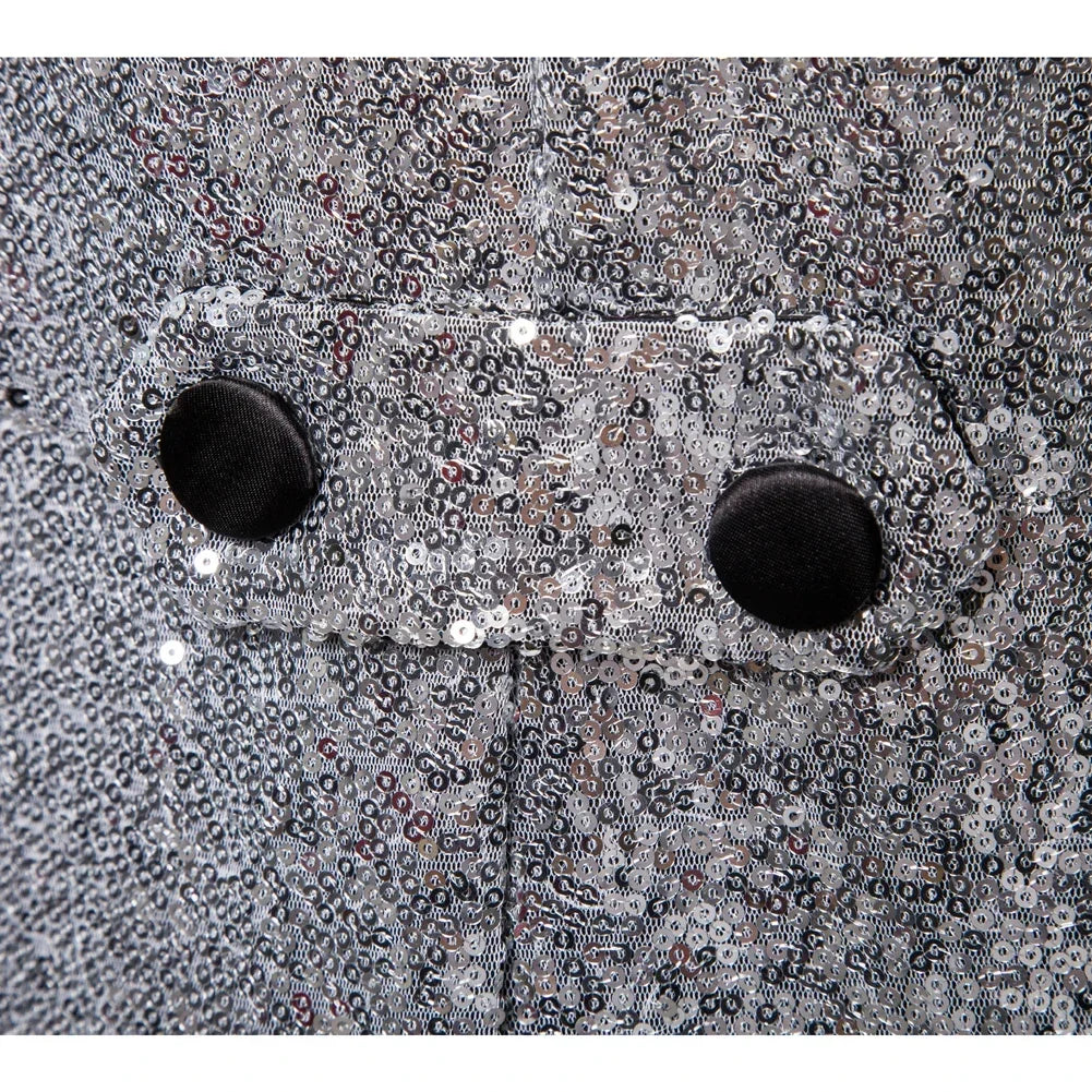 Winston – Frac scintillant pour hommes avec paillettes pour occasions spéciales