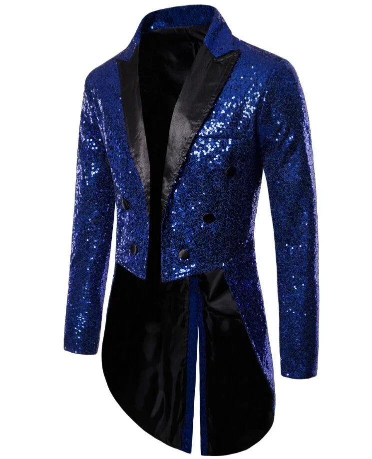 Winston – Frac scintillant pour hommes avec paillettes pour occasions spéciales