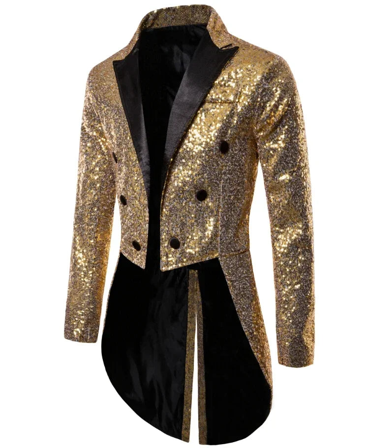 Winston – Frac scintillant pour hommes avec paillettes pour occasions spéciales