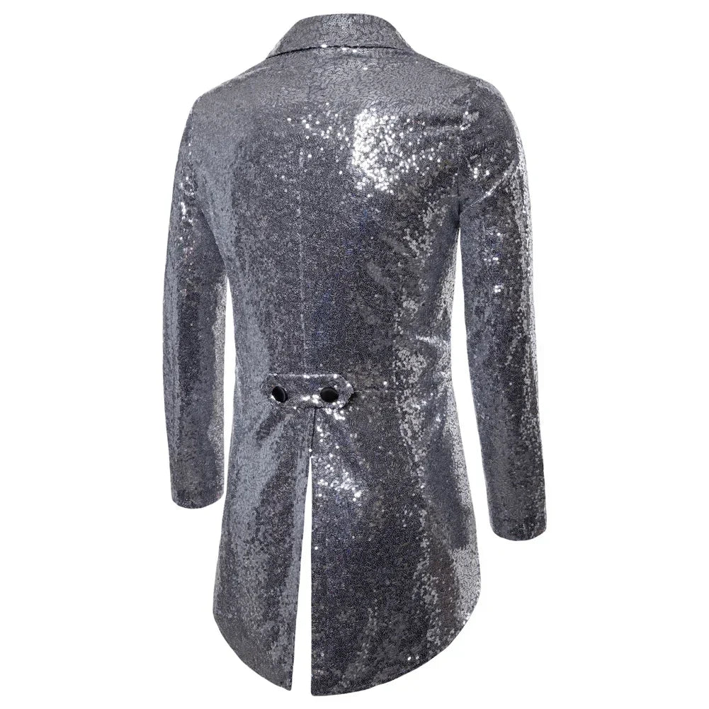 Winston – Frac scintillant pour hommes avec paillettes pour occasions spéciales
