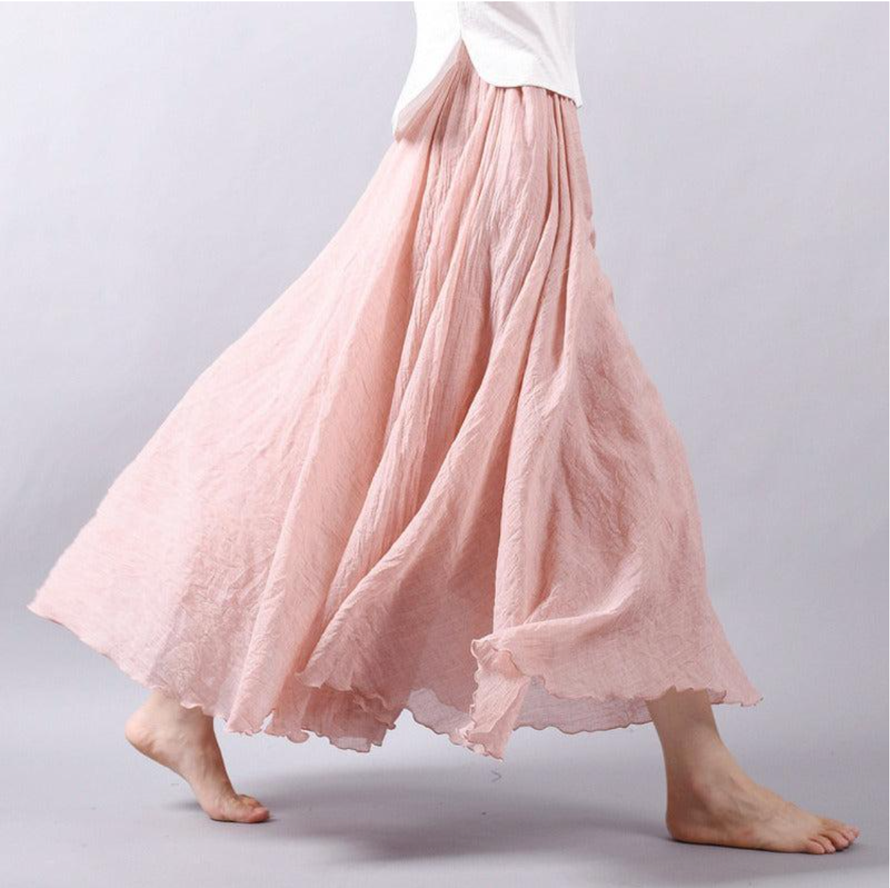 Janet – Jupe Chiffon Longue