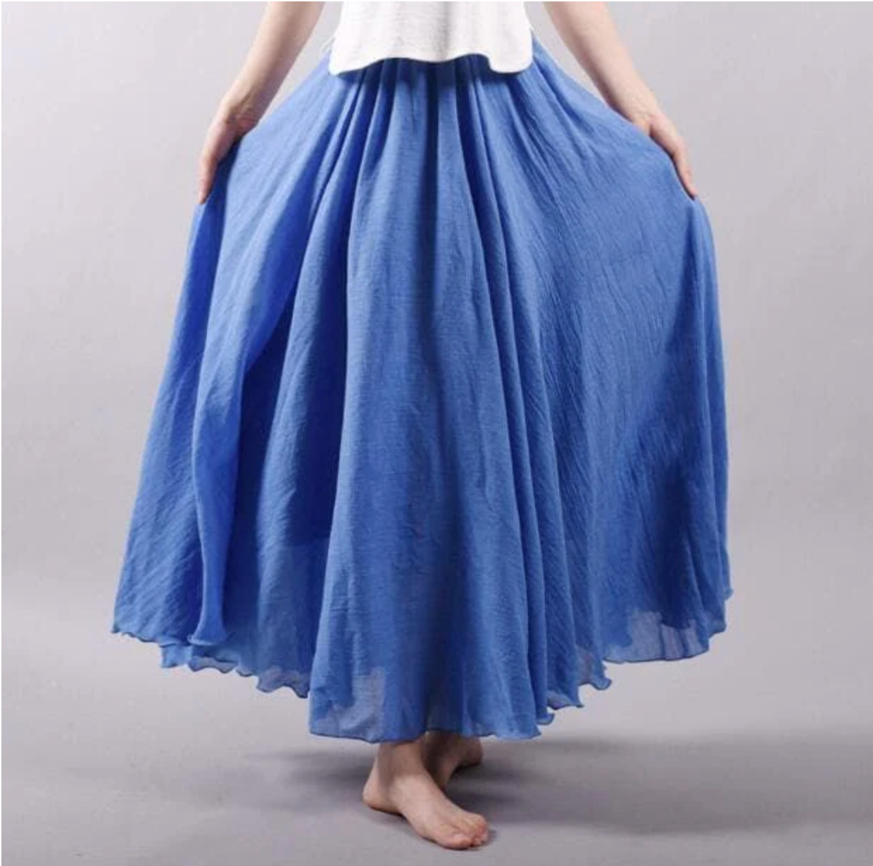 Janet – Jupe Chiffon Longue