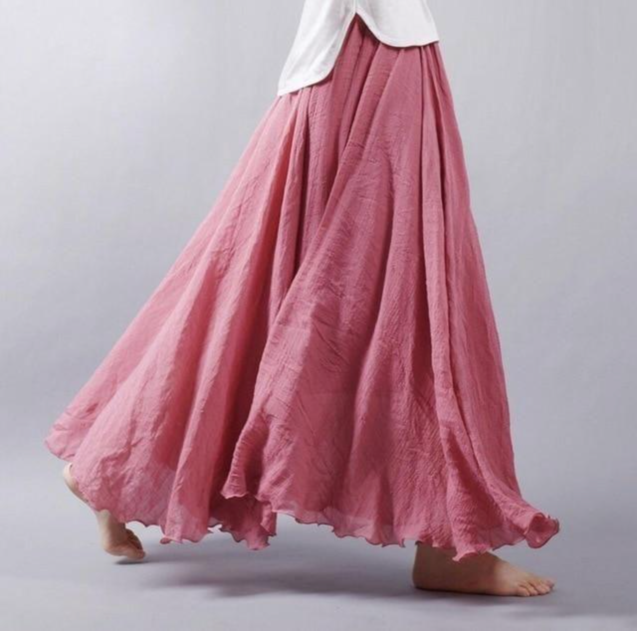 Janet – Jupe Chiffon Longue
