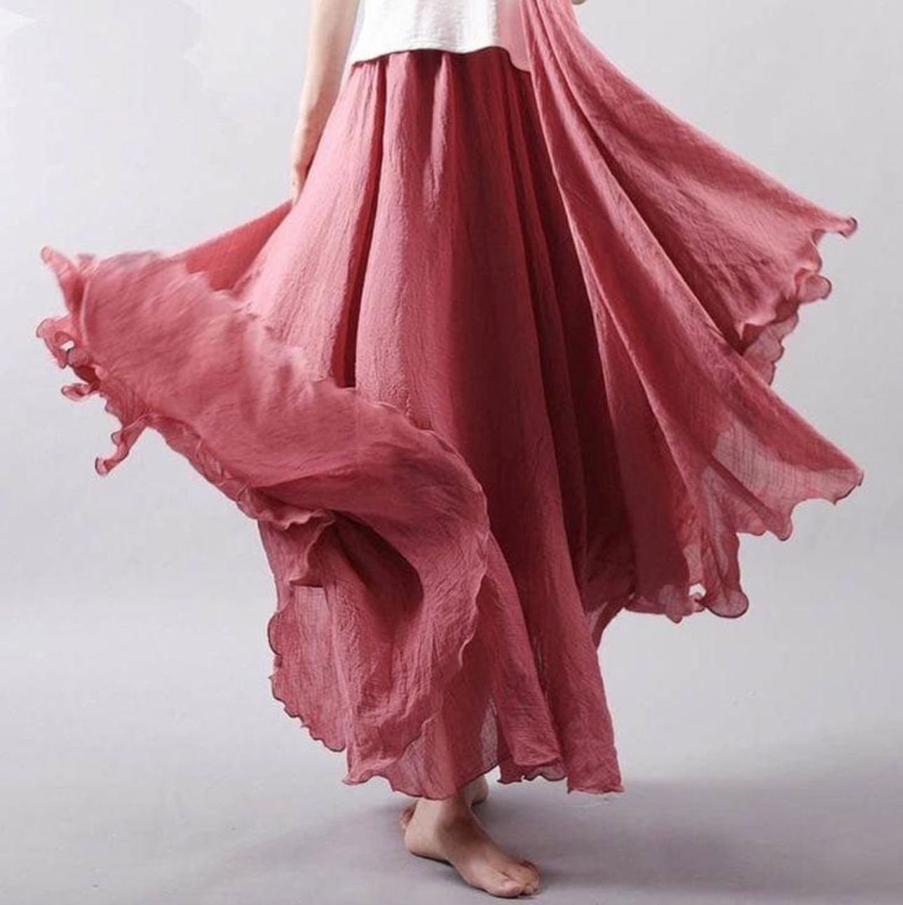 Janet – Jupe Chiffon Longue