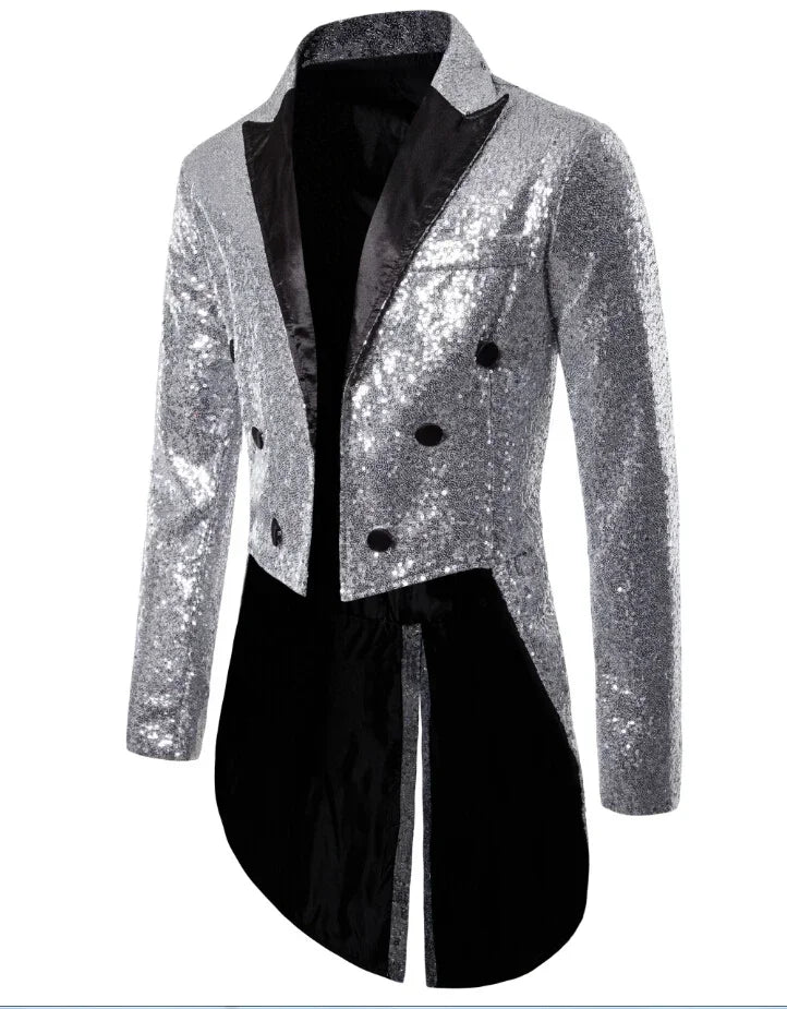Winston – Frac scintillant pour hommes avec paillettes pour occasions spéciales