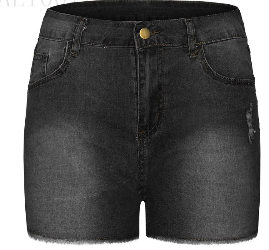 Claire – Short en denim délavé pour femme