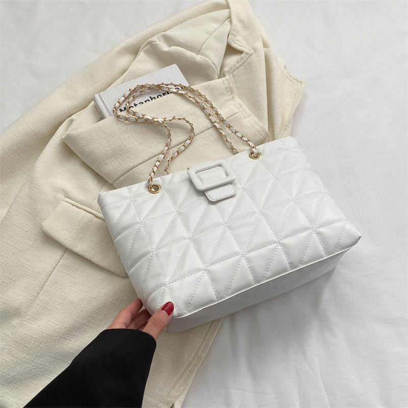 Jane – Sac à bandoulière élégant avec motif matelassé et chaîne
