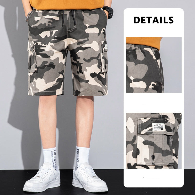 Chris – Legere Cargo-Shorts mit Kordelzug und mehreren Taschen