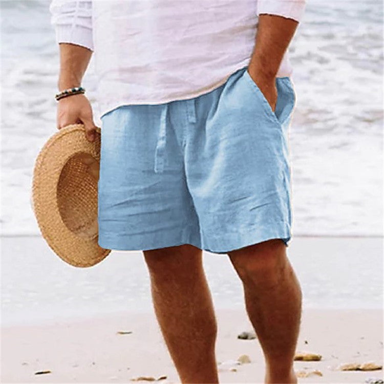 Adrian – Herren Shorts in Reiner Farbe und Atmungsaktivem Komfort