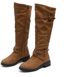 Joan – Bottes Hautes en Suédine Végétalienne Premium