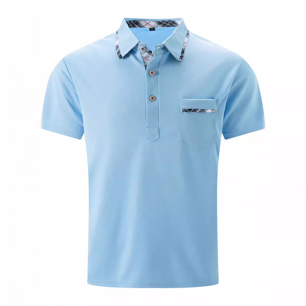 Tommy – Polo Asymétrique à Pois pour Hommes
