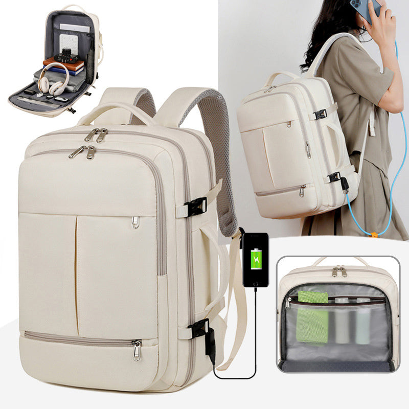 Esme – Sac à dos grande capacité avec multiples poches et fermetures éclair