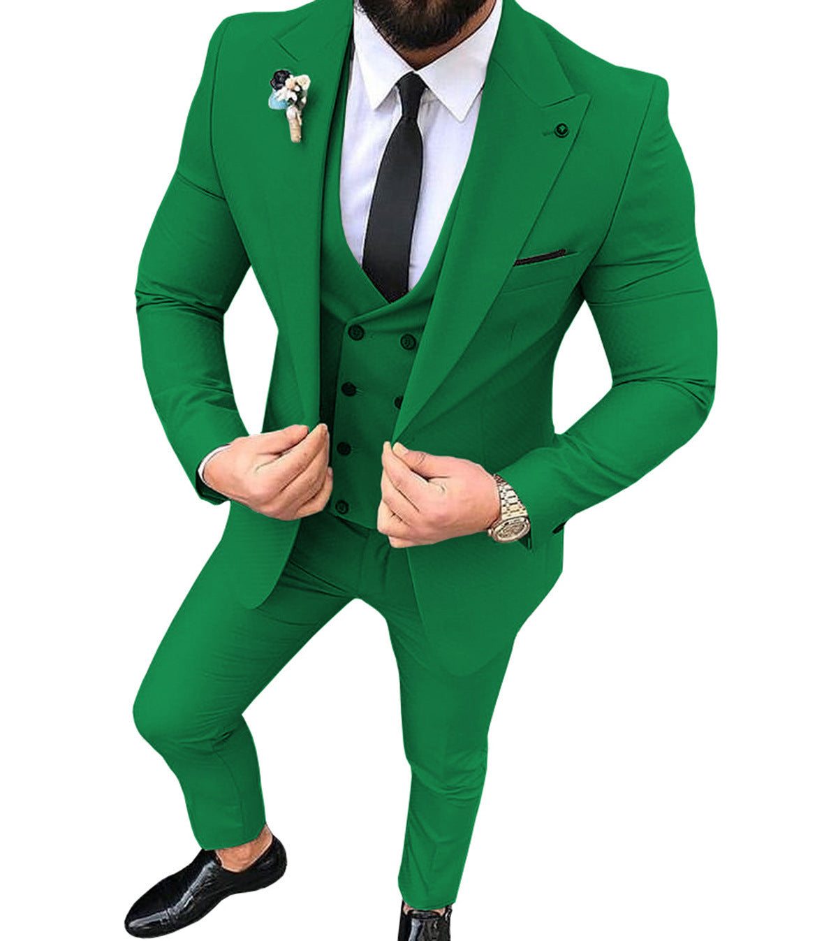 James – Costume Homme Élégant avec Col à Revers