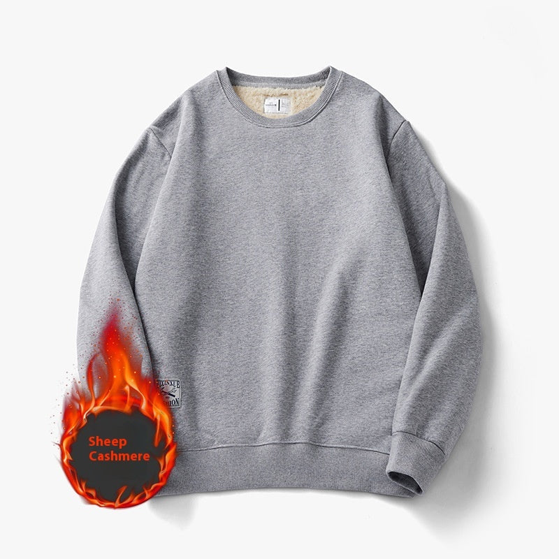 Denis – Warmer Fleece Pullover mit Rundhalsausschnitt für Herren