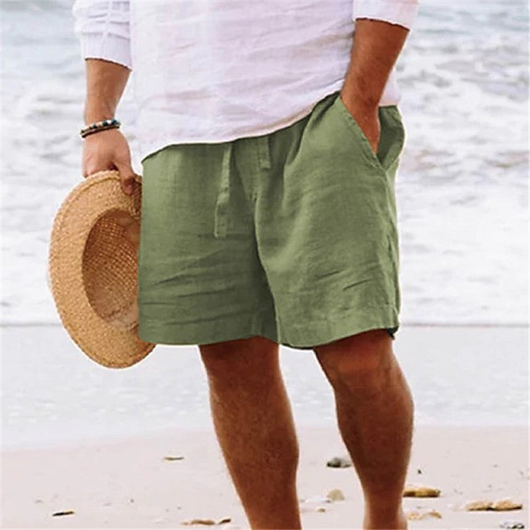 Adrian – Herren Shorts in Reiner Farbe und Atmungsaktivem Komfort