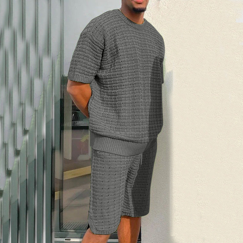 Neil – Ensemble d'été décontracté pour hommes avec coupe ample et short
