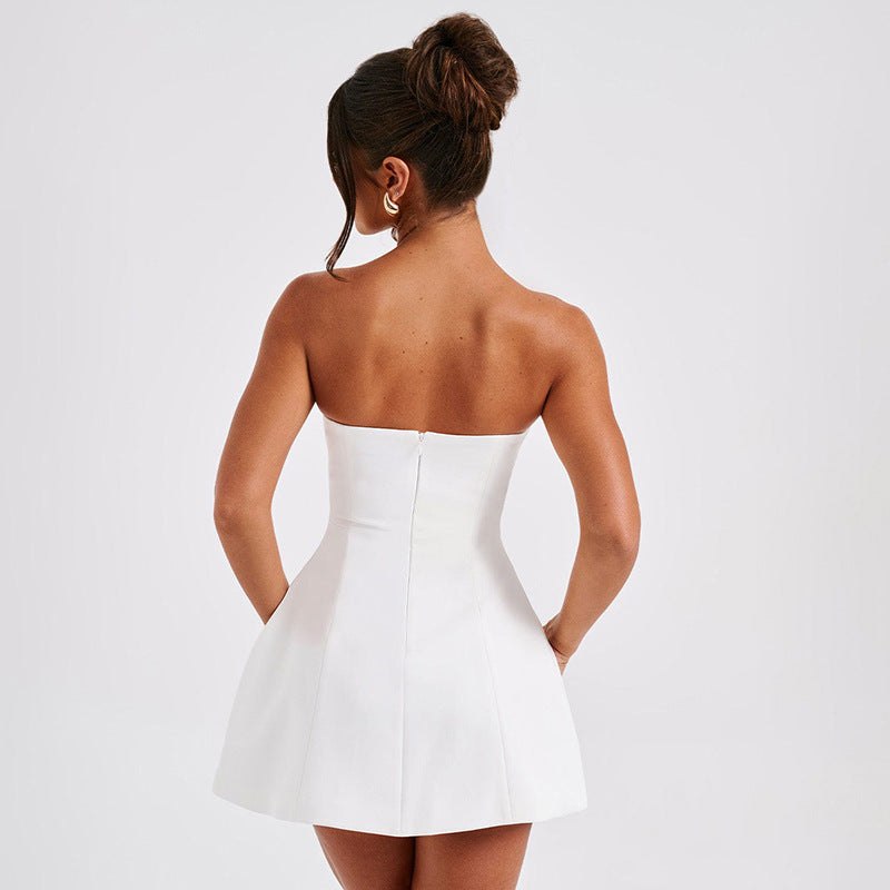 Anna – Robe Tubulaire Été Unicolore