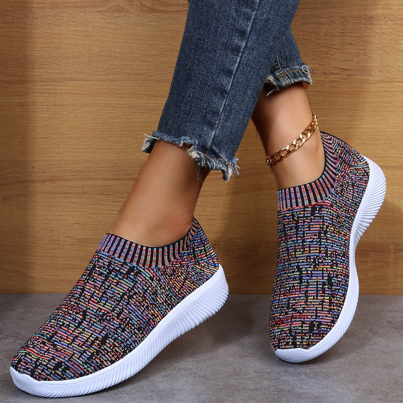 Phillip – Chaussures à rayures en maille pour hommes