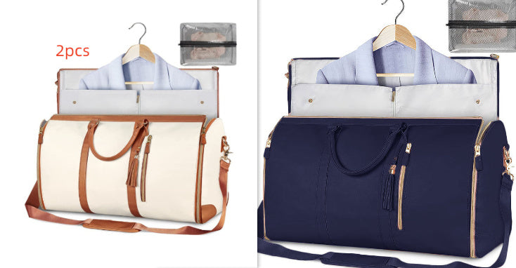 Emma – Grande Capacité Sac de Voyage Duffle pour Femmes, Sac à Costume Pliable, Imperméable