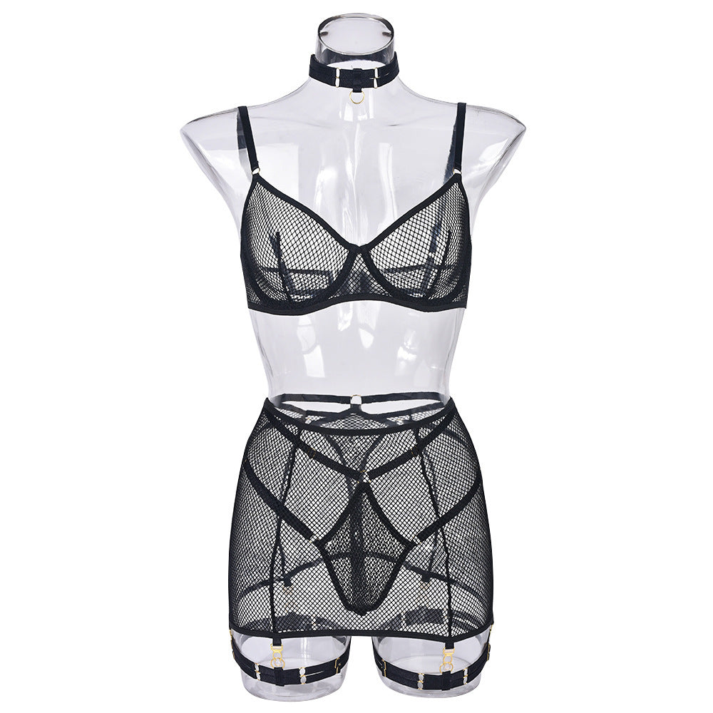 Adele – Ensemble de Lingerie en Résille Sexy