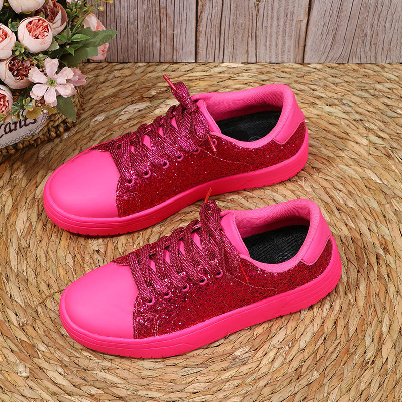 Alice – Chaussures de Sport Éclatantes pour Femmes avec Semelle Épaisse