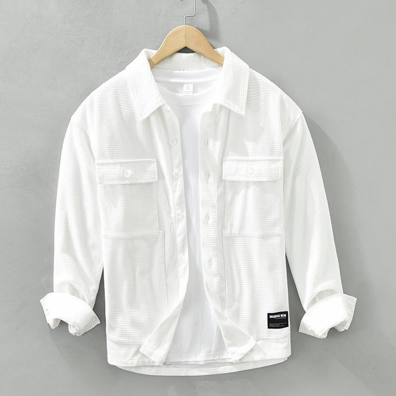 Simon – Chemise à Manches Longues Style Japonais