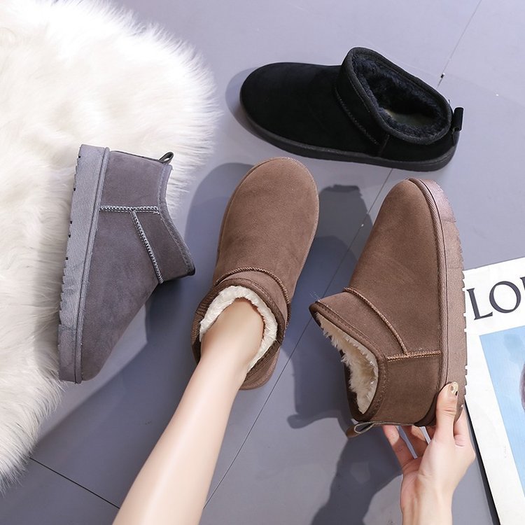 Carol – Bottes Épaisses en Peluche pour Femmes
