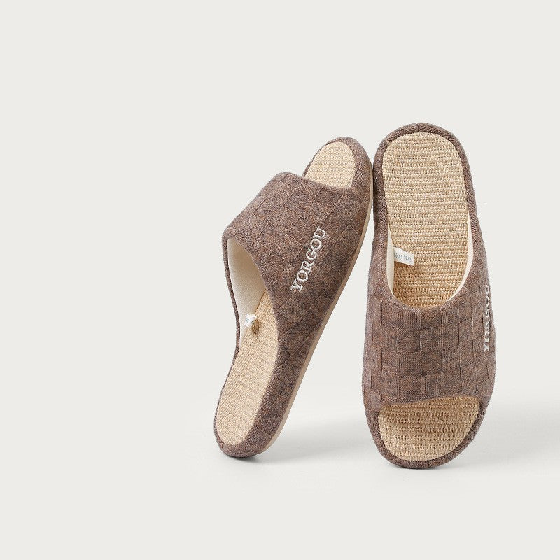 Barbara – Pantoufles en Lin pour Femme