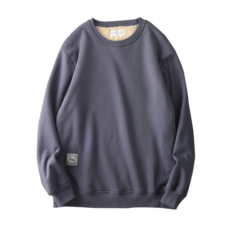 Denis – Warmer Fleece Pullover mit Rundhalsausschnitt für Herren