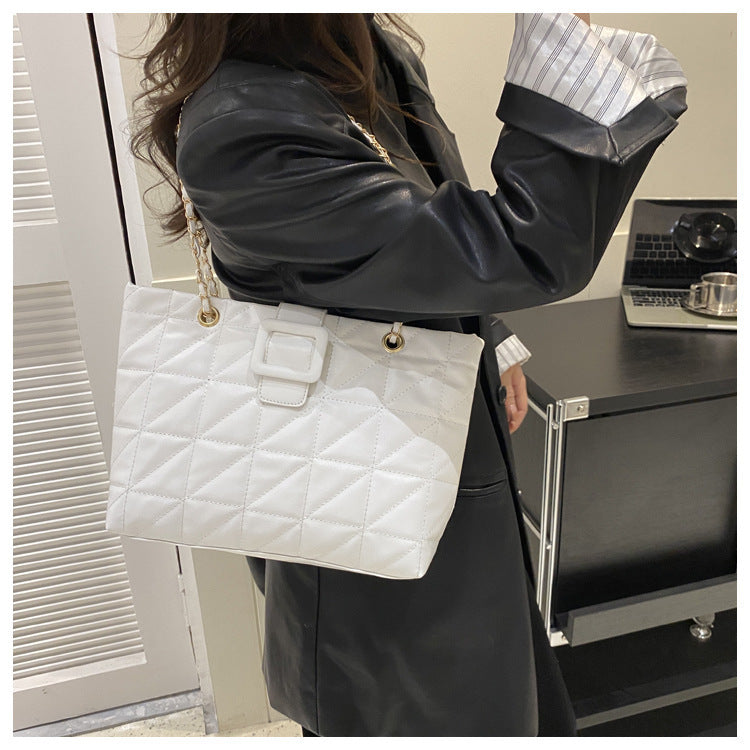 Jane – Sac à bandoulière élégant avec motif matelassé et chaîne