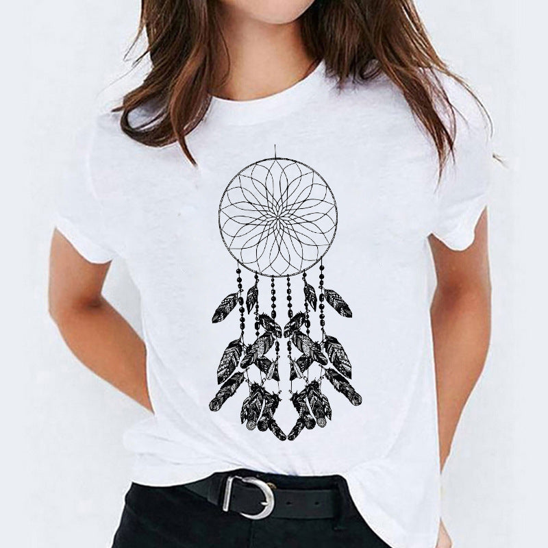 Mandy – T-shirt à Manches Courtes avec Motif Cartoon