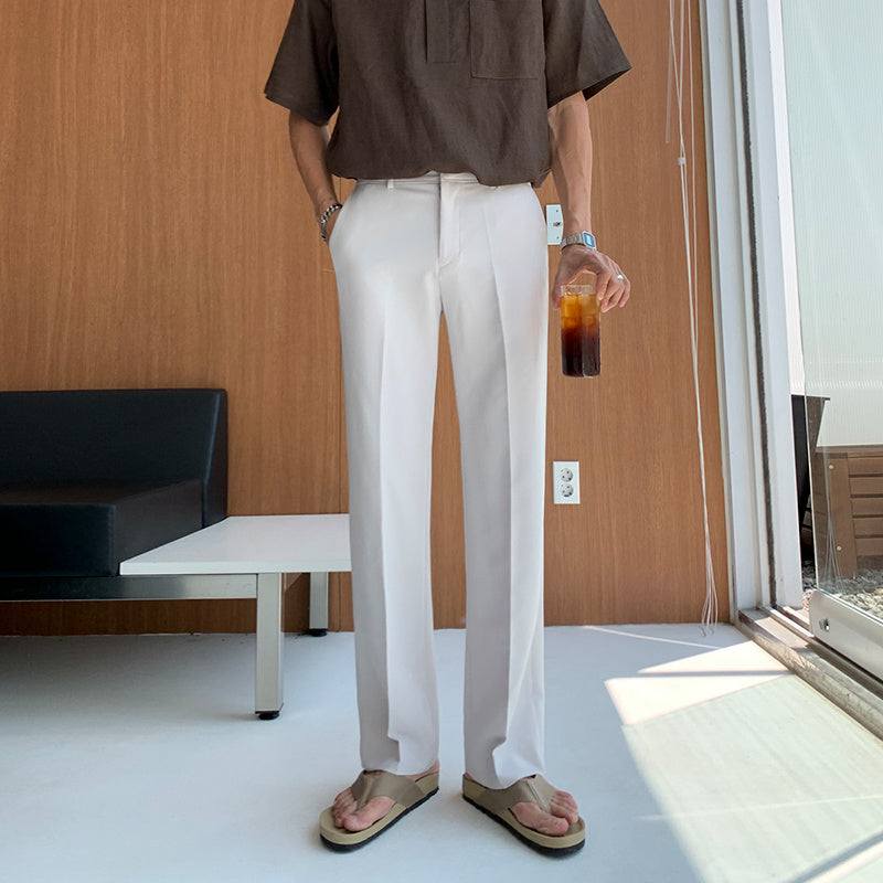Amanda – Pantalon Femme Confortable à Coupe Droite