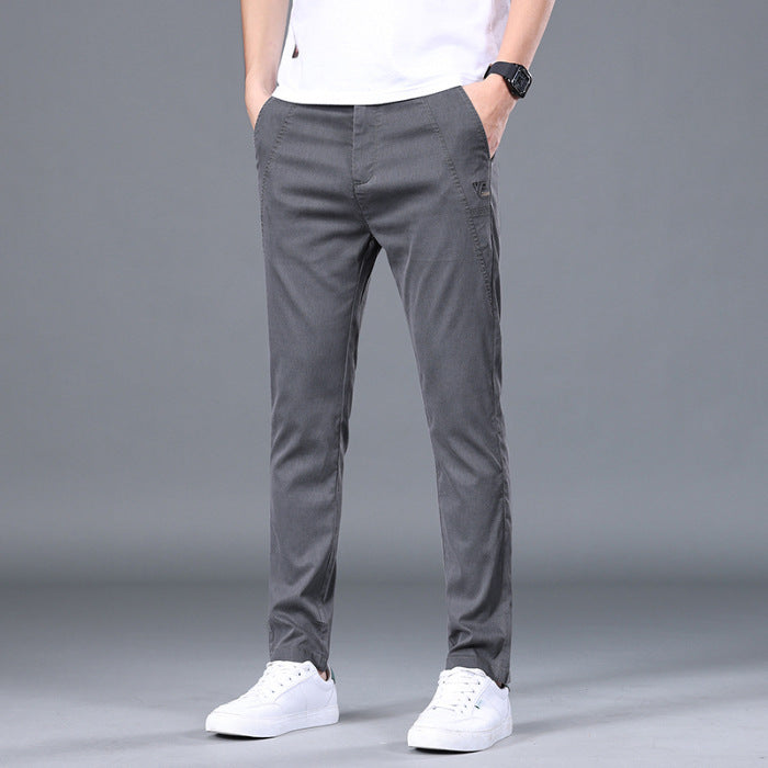 Jacob – Pantalon Slim Fit en Tencel pour Hommes