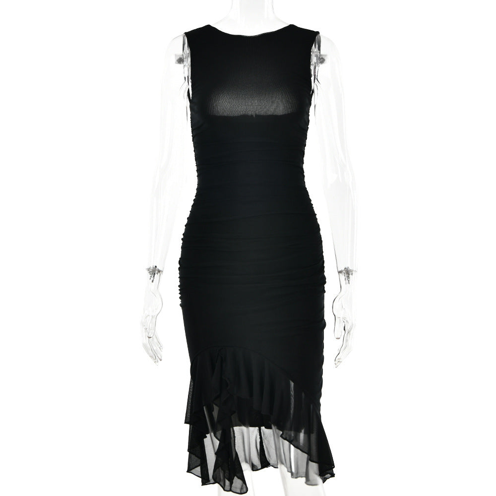 Amy – Robe de soirée sans manches ajustée