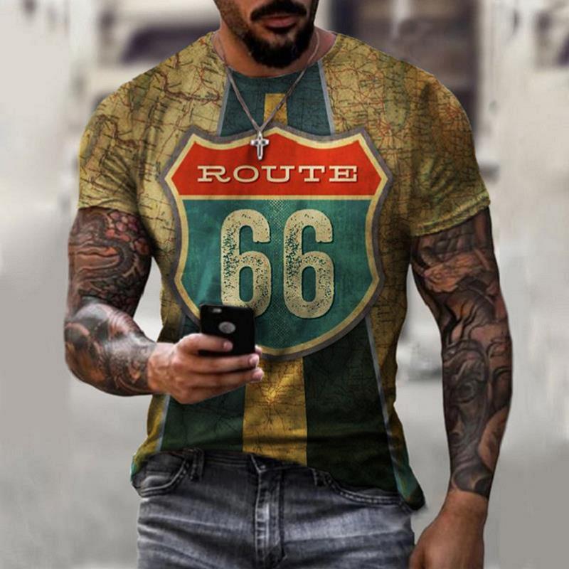 Vincent – T-shirt rétro oversize à manches courtes pour homme