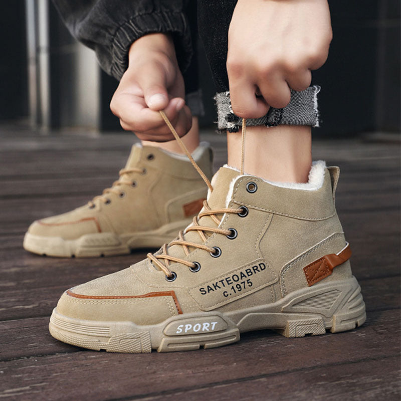 Tristan – Bottes d'hiver avec doublure en peluche pour homme