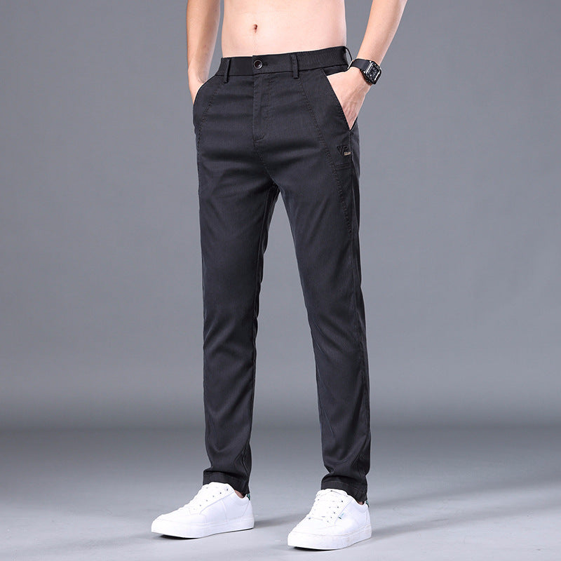 Jacob – Pantalon Slim Fit en Tencel pour Hommes