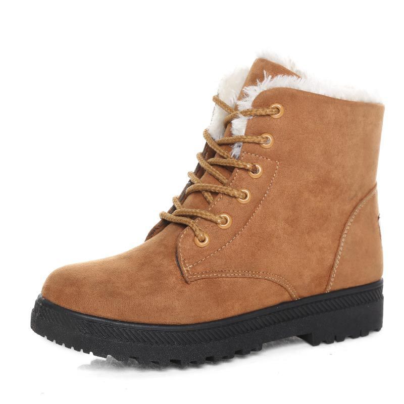 Angela – Bottes d'hiver avec col en peluche chaude pour femmes