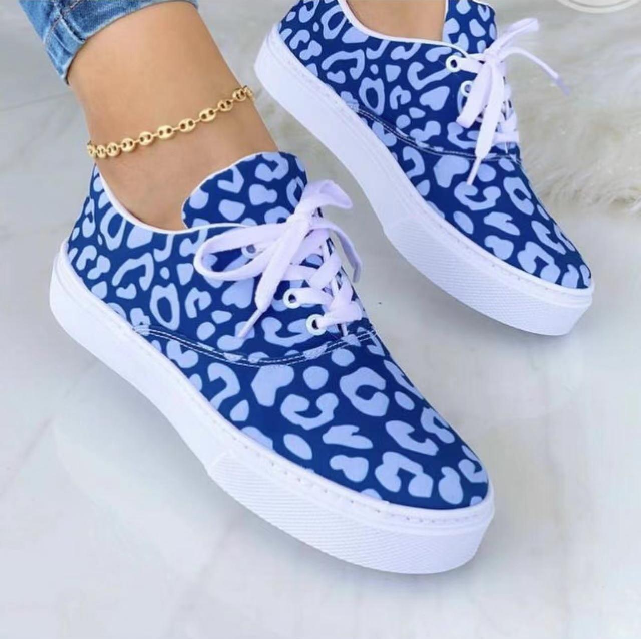 Mandy – Chaussures à Lacets en Toile pour Femmes