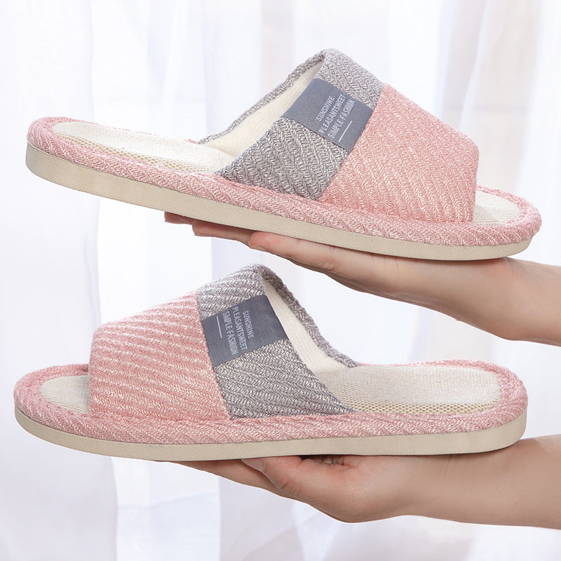 Victoria – Pantoufles en Lin pour Femmes