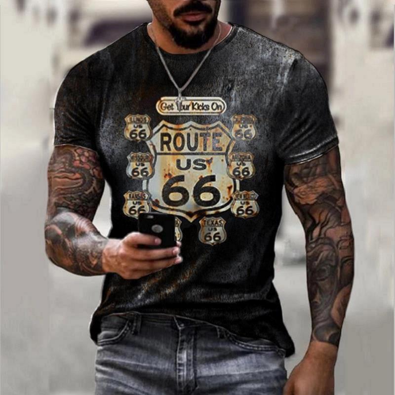 Vincent – T-shirt rétro oversize à manches courtes pour homme