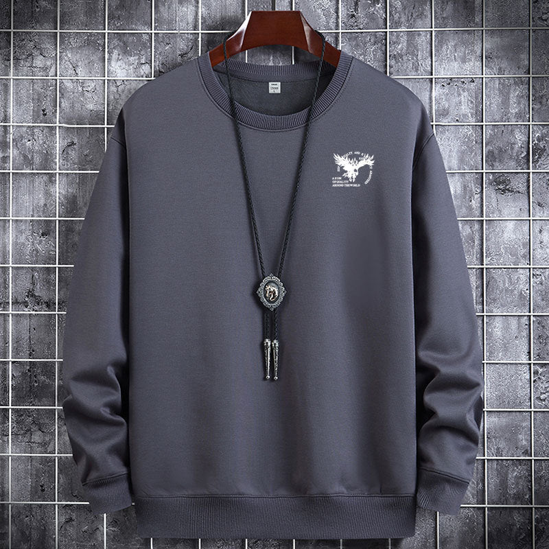Frank – Thermisches Rundhals-Pullover mit langen Ärmeln