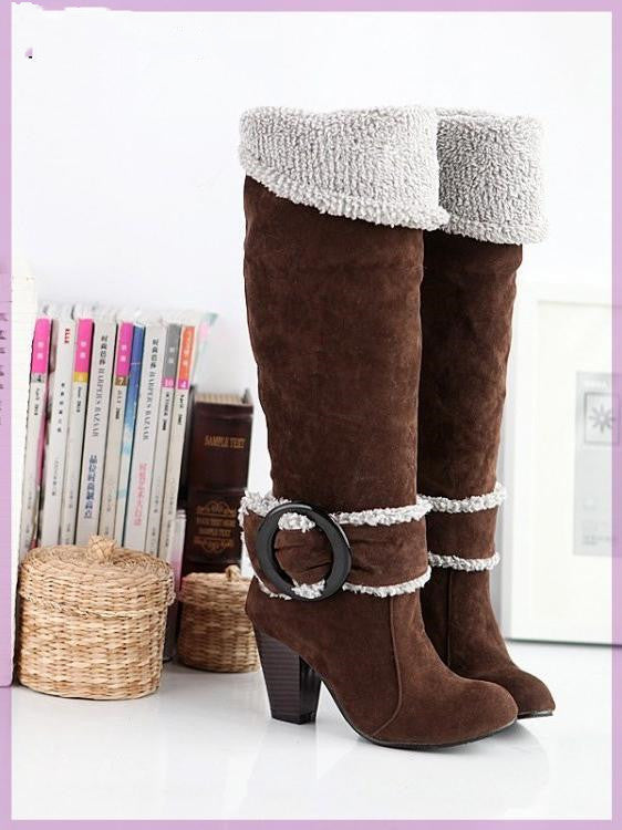 Tanya – Bottes hautes pour femmes à talon jusqu'au genou